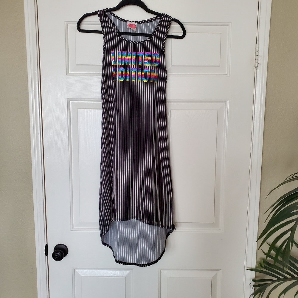 Forever Girls Striped Racerback Dress  (14/16)